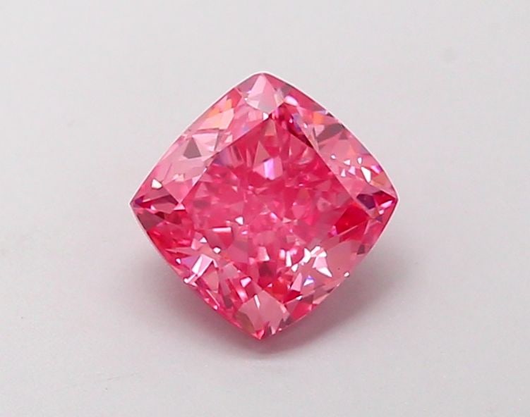 Loose Diamond - CUSHION MODIFIED 1.0ct Fancy Vivid Pink VS1: Loose Diamond - CUSHION MODIFIED 1.0ct Fancy Vivid Pink VS1 Source: This is a real non-mined Diamond that has been grown in a lab Shape: CUSHION MODIFIED Carats: 1.0 Color: Fancy Vivid Pink