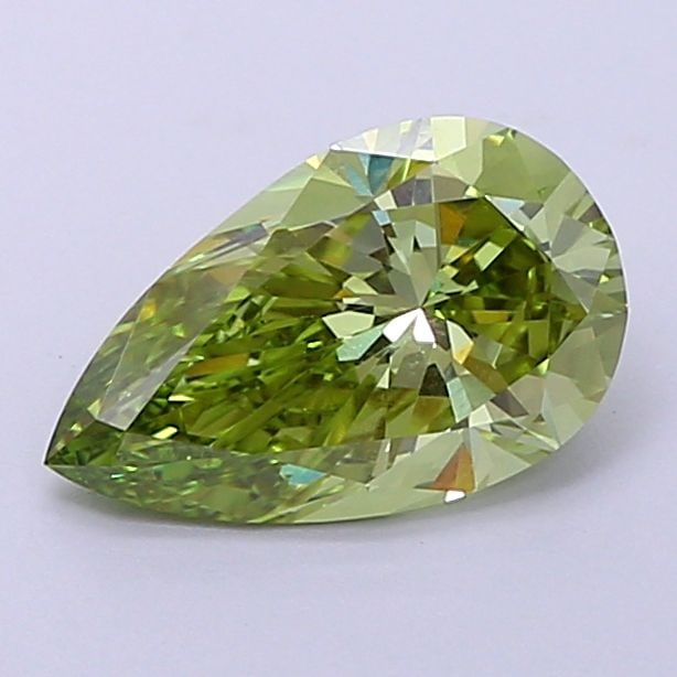 Loose Diamond - PEAR 1.61ct Fancy Vivid Green VS1: Loose Diamond - PEAR 1.61ct Fancy Vivid Green VS1 Source: This is a real non-mined Diamond that has been grown in a lab Shape: PEAR Carats: 1.61 Color: Fancy Vivid Green Certification: IGI Video:
