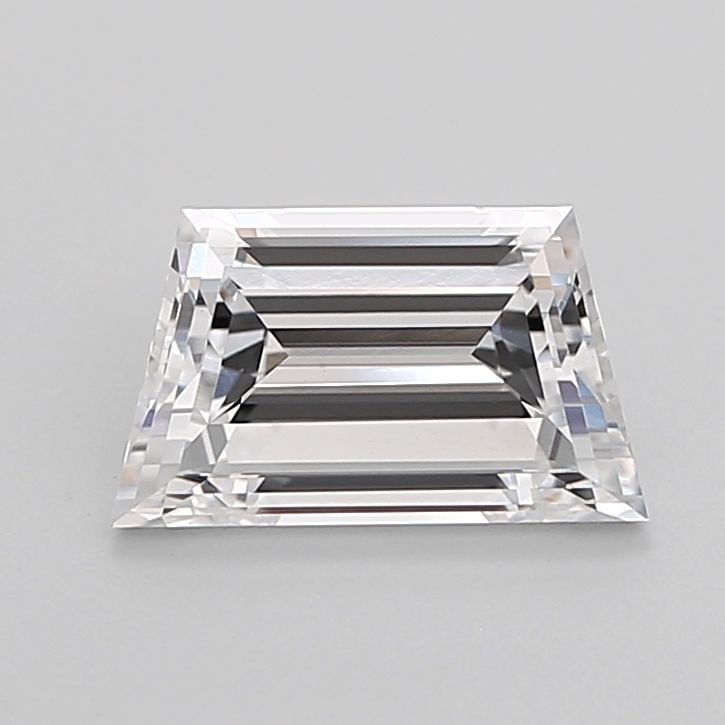 Loose Diamond - TRAPEZOID 2.08ct F VS1: Loose Diamond - TRAPEZOID 2.08ct F VS1 Source: This is a real non-mined Diamond that has been grown in a lab Shape: TRAPEZOID Carats: 2.08 Color: F Clarity: VS1 Certification: IGI Video: