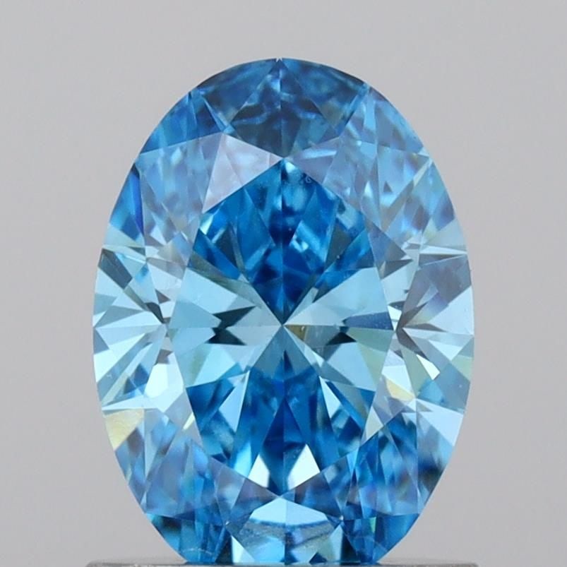 Loose Diamond - OVAL 1.03ct Fancy Vivid Blue VS1: Loose Diamond - OVAL 1.03ct Fancy Vivid Blue VS1 Source: This is a real non-mined Diamond that has been grown in a lab Shape: OVAL Carats: 1.03 Color: Fancy Vivid Blue Certification: IGI Video: Video