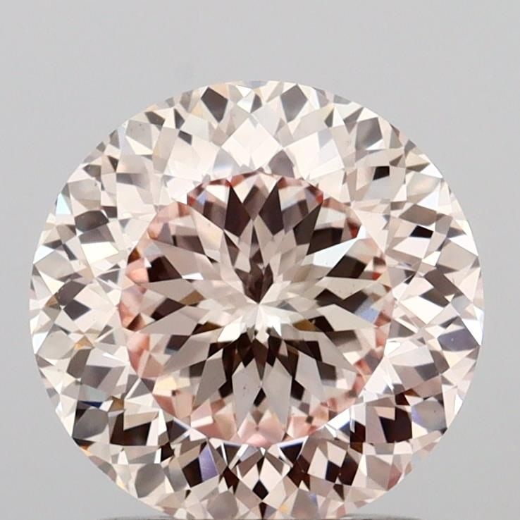 Loose Diamond - ROUND 1.51ct Fancy Pink VS1: Loose Diamond - ROUND 1.51ct Fancy Pink VS1 Source: This is a real non-mined Diamond that has been grown in a lab Shape: ROUND Carats: 1.51 Color: Fancy Pink Certification: IGI Video: