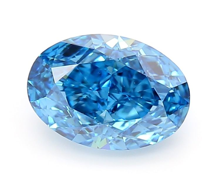 Loose Diamond - OVAL 1.25ct Fancy Vivid Blue VVS2: Loose Diamond - OVAL 1.25ct Fancy Vivid Blue VVS2 Source: This is a real non-mined Diamond that has been grown in a lab Shape: OVAL Carats: 1.25 Color: Fancy Vivid Blue Certification: IGI Video: