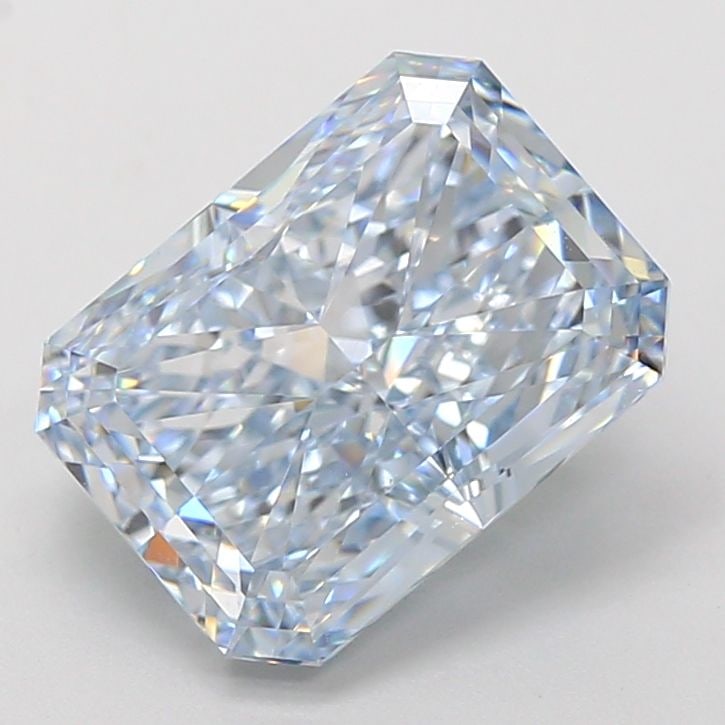 Loose Diamond - RADIANT 3.51ct Fancy Intense Blue VS1: Loose Diamond - RADIANT 3.51ct Fancy Intense Blue VS1 Source: This is a real non-mined Diamond that has been grown in a lab Shape: RADIANT Carats: 3.51 Color: Fancy Intense Blue Certification: IGI Vid