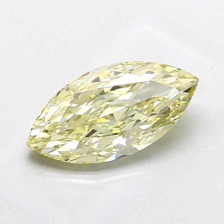 Loose Diamond - MARQUISE 1.64ct Fancy Light Yellow VS1: Loose Diamond - MARQUISE 1.64ct Fancy Light Yellow VS1 Source: This is a real non-mined Diamond that has been grown in a lab Shape: MARQUISE Carats: 1.64 Color: Fancy Light Yellow Certification: IGI V