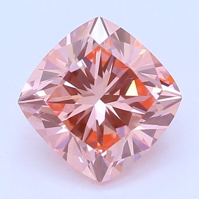 Loose Diamond - CUSHION BRILLIANT 0.57ct Fancy Vivid Pink VS1: Loose Diamond - CUSHION BRILLIANT 0.57ct Fancy Vivid Pink VS1 Source: This is a real non-mined Diamond that has been grown in a lab Shape: CUSHION BRILLIANT Carats: 0.57 Color: Fancy Vivid Pink Certif