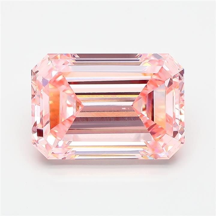 Loose Diamond - EMERALD 8.09ct Fancy Intense Pink VVS2: Loose Diamond - EMERALD 8.09ct Fancy Intense Pink VVS2 Source: This is a real non-mined Diamond that has been grown in a lab Shape: EMERALD Carats: 8.09 Color: Fancy Intense Pink Certification: IGI Vi