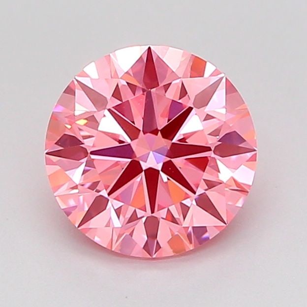 Ideal Loose Diamond - ROUND 1.41ct Fancy Vivid Pink VVS1: Ideal Loose Diamond - ROUND 1.41ct Fancy Vivid Pink VVS1 Source: This is a real non-mined Diamond that has been grown in a lab Shape: ROUND Carats: 1.41 Color: Fancy Vivid Pink Certification: IGI Vide