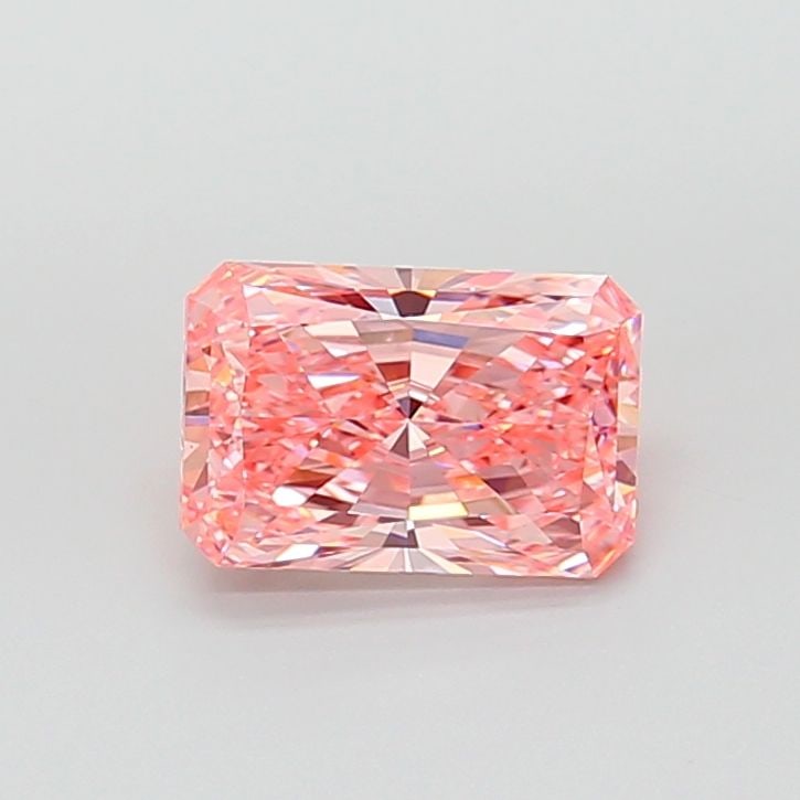 Loose Diamond - RADIANT 3.04ct Fancy Vivid Pink VS1: Loose Diamond - RADIANT 3.04ct Fancy Vivid Pink VS1 Source: This is a real non-mined Diamond that has been grown in a lab Shape: RADIANT Carats: 3.04 Color: Fancy Vivid Pink Certification: IGI Video: