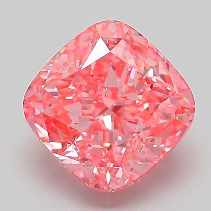Loose Diamond - CUSHION MODIFIED 2.09ct Fancy Vivid Pink VVS2: Loose Diamond - CUSHION MODIFIED 2.09ct Fancy Vivid Pink VVS2 Source: This is a real non-mined Diamond that has been grown in a lab Shape: CUSHION MODIFIED Carats: 2.09 Color: Fancy Vivid Pink Certifi