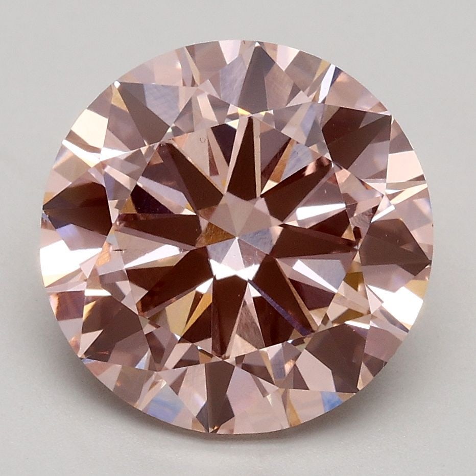 Loose Diamond - ROUND 3.01ct Fancy Intense Pink VS2: Loose Diamond - ROUND 3.01ct Fancy Intense Pink VS2 Source: This is a real non-mined Diamond that has been grown in a lab Shape: ROUND Carats: 3.01 Color: Fancy Intense Pink Certification: IGI Video: