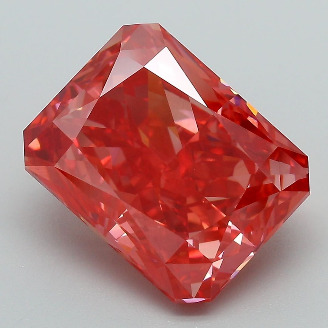 Loose Diamond - RADIANT 8.71ct Fancy Vivid Pink VS1: Loose Diamond - RADIANT 8.71ct Fancy Vivid Pink VS1 Source: This is a real non-mined Diamond that has been grown in a lab Shape: RADIANT Carats: 8.71 Color: Fancy Vivid Pink Certification: IGI Video: