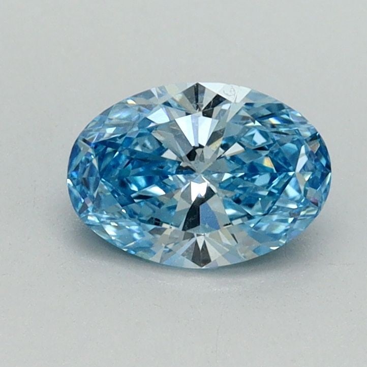 Loose Diamond - OVAL 0.64ct Fancy Vivid Blue VS1: Loose Diamond - OVAL 0.64ct Fancy Vivid Blue VS1 Source: This is a real non-mined Diamond that has been grown in a lab Shape: OVAL Carats: 0.64 Color: Fancy Vivid Blue Certification: IGI Video: