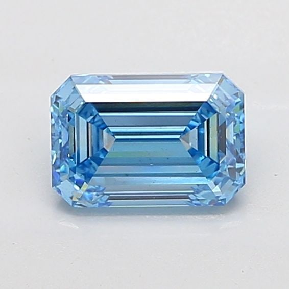 Loose Diamond - EMERALD 2.09ct Fancy Vivid Blue VS2: Loose Diamond - EMERALD 2.09ct Fancy Vivid Blue VS2 Source: This is a real non-mined Diamond that has been grown in a lab Shape: EMERALD Carats: 2.09 Color: Fancy Vivid Blue Certification: IGI Video: