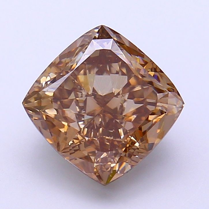 Loose Diamond - CUSHION MODIFIED 3.56ct Fancy Light Brown VVS2: Loose Diamond - CUSHION MODIFIED 3.56ct Fancy Light Brown VVS2 Source: This is a real non-mined Diamond that has been grown in a lab Shape: CUSHION MODIFIED Carats: 3.56 Color: Fancy Light Brown Certi
