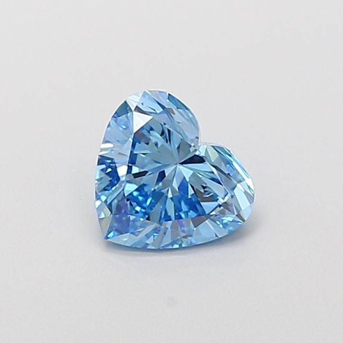 Loose Diamond - HEART 1.01ct Fancy Vivid Blue SI1: Loose Diamond - HEART 1.01ct Fancy Vivid Blue SI1 Source: This is a real non-mined Diamond that has been grown in a lab Shape: HEART Carats: 1.01 Color: Fancy Vivid Blue Certification: IGI Video: