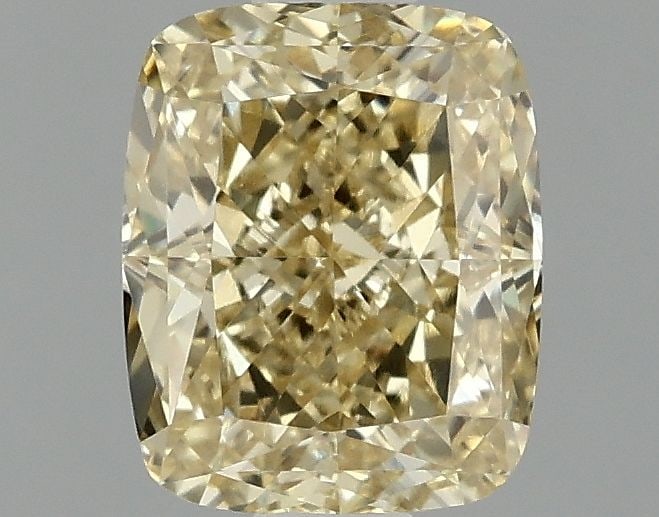 Loose Diamond - CUSHION MODIFIED 1.06ct Fancy Intense Yellow VVS2: Loose Diamond - CUSHION MODIFIED 1.06ct Fancy Intense Yellow VVS2 Source: This is a real non-mined Diamond that has been grown in a lab Shape: CUSHION MODIFIED Carats: 1.06 Color: Fancy Intense Yellow