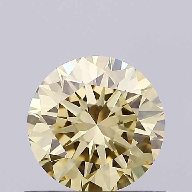 Loose Diamond - ROUND 0.5ct Fancy Light Yellow VS1: Loose Diamond - ROUND 0.5ct Fancy Light Yellow VS1 Source: This is a real non-mined Diamond that has been grown in a lab Shape: ROUND Carats: 0.5 Color: Fancy Light Yellow Certification: IGI Video:
