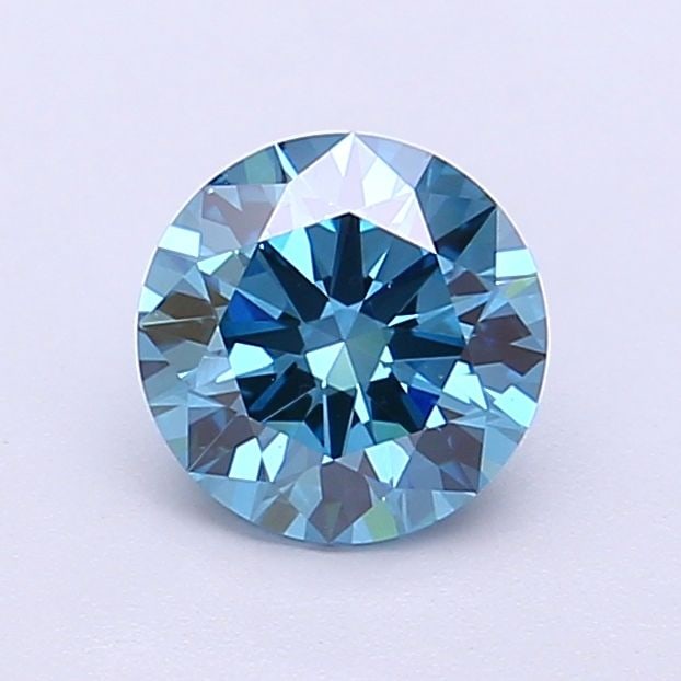 Loose Diamond - ROUND 0.98ct Fancy Vivid Blue VS1: Loose Diamond - ROUND 0.98ct Fancy Vivid Blue VS1 Source: This is a real non-mined Diamond that has been grown in a lab Shape: ROUND Carats: 0.98 Color: Fancy Vivid Blue Certification: IGI Video: