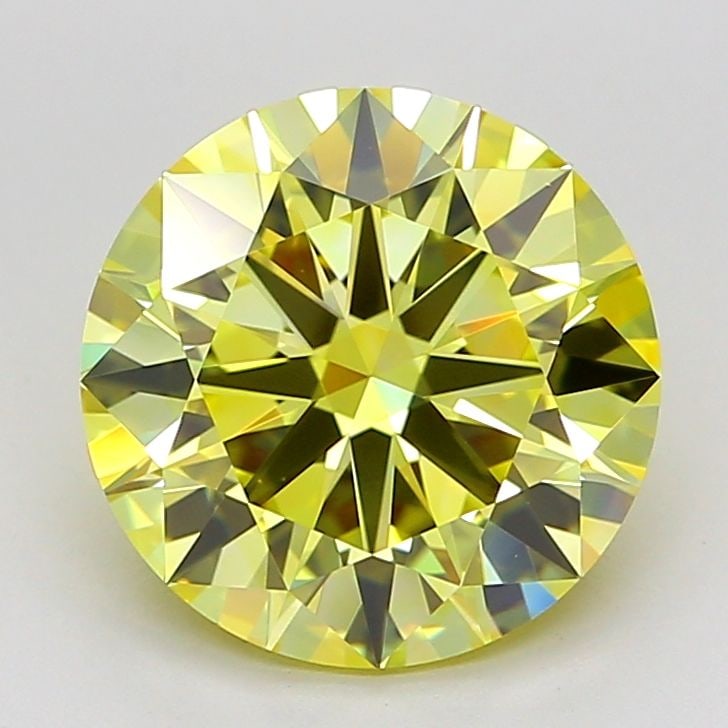 Ideal Loose Diamond - ROUND 3.26ct Fancy Intense Yellow VVS2: Ideal Loose Diamond - ROUND 3.26ct Fancy Intense Yellow VVS2 Source: This is a real non-mined Diamond that has been grown in a lab Shape: ROUND Carats: 3.26 Color: Fancy Intense Yellow Certification: 