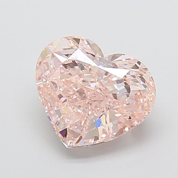 Loose Diamond - HEART 3.01ct Fancy Pink VVS2: Loose Diamond - HEART 3.01ct Fancy Pink VVS2 Source: This is a real non-mined Diamond that has been grown in a lab Shape: HEART Carats: 3.01 Color: Fancy Pink Certification: IGI Video: