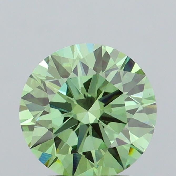 Ideal Loose Diamond - ROUND 2.0ct Fancy Vivid Green VS1: Ideal Loose Diamond - ROUND 2.0ct Fancy Vivid Green VS1 Source: This is a real non-mined Diamond that has been grown in a lab Shape: ROUND Carats: 2.0 Color: Fancy Vivid Green Certification: IGI Video