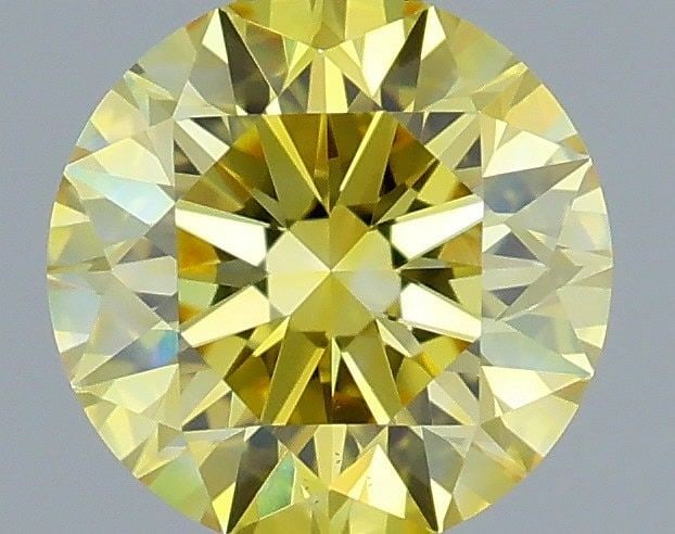 Ideal Loose Diamond - ROUND 0.49ct Fancy Intense Yellow VVS2: Ideal Loose Diamond - ROUND 0.49ct Fancy Intense Yellow VVS2 Source: This is a real non-mined Diamond that has been grown in a lab Shape: ROUND Carats: 0.49 Color: Fancy Intense Yellow Certification: 