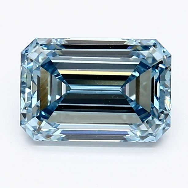 Loose Diamond - EMERALD 1.41ct Fancy Intense Blue VS1: Loose Diamond - EMERALD 1.41ct Fancy Intense Blue VS1 Source: This is a real non-mined Diamond that has been grown in a lab Shape: EMERALD Carats: 1.41 Color: Fancy Intense Blue Certification: IGI Vid