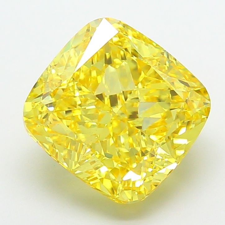 Loose Diamond - CUSHION MODIFIED 6.08ct Fancy Vivid Yellow VS1: Loose Diamond - CUSHION MODIFIED 6.08ct Fancy Vivid Yellow VS1 Source: This is a real non-mined Diamond that has been grown in a lab Shape: CUSHION MODIFIED Carats: 6.08 Color: Fancy Vivid Yellow Cert
