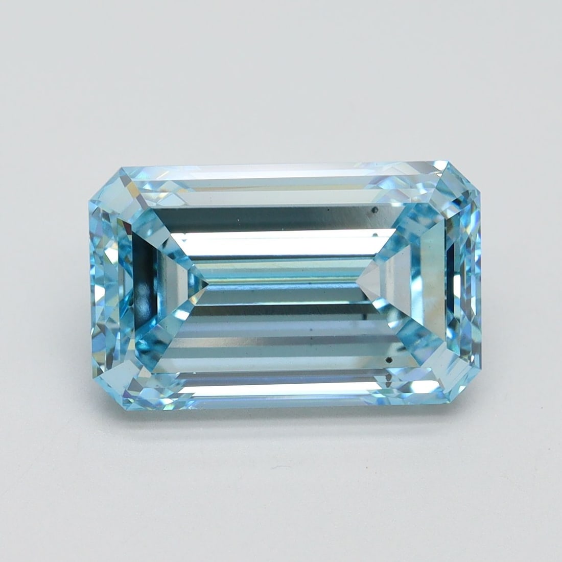 Loose Diamond - EMERALD 6.02ct Fancy Intense Blue VS2: Loose Diamond - EMERALD 6.02ct Fancy Intense Blue VS2 Source: This is a real non-mined Diamond that has been grown in a lab Shape: EMERALD Carats: 6.02 Color: Fancy Intense Blue Certification: IGI Vid