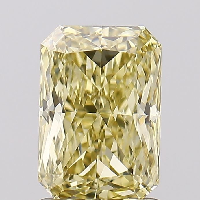 Loose Diamond - RADIANT 1.57ct Fancy Yellow VS1: Loose Diamond - RADIANT 1.57ct Fancy Yellow VS1 Source: This is a real non-mined Diamond that has been grown in a lab Shape: RADIANT Carats: 1.57 Color: Fancy Yellow Certification: IGI Video: