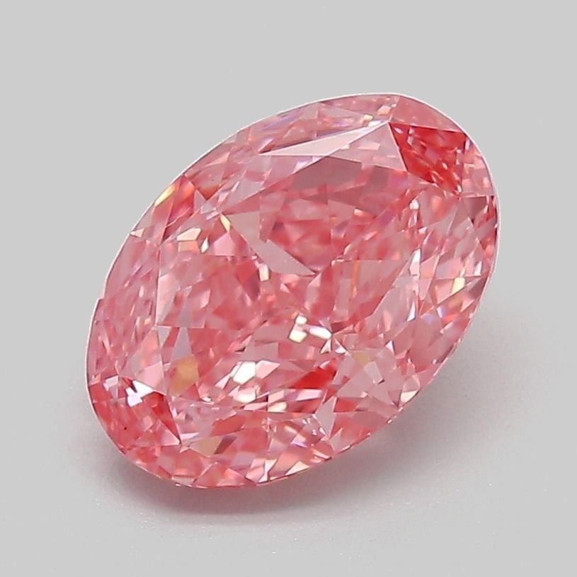 Loose Diamond - OVAL 2.06ct Fancy Vivid Pink VVS2: Loose Diamond - OVAL 2.06ct Fancy Vivid Pink VVS2 Source: This is a real non-mined Diamond that has been grown in a lab Shape: OVAL Carats: 2.06 Color: Fancy Vivid Pink Certification: IGI Video: