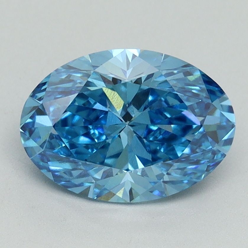 Loose Diamond - OVAL 2.02ct Fancy Vivid Blue VS1: Loose Diamond - OVAL 2.02ct Fancy Vivid Blue VS1 Source: This is a real non-mined Diamond that has been grown in a lab Shape: OVAL Carats: 2.02 Color: Fancy Vivid Blue Certification: IGI Video: