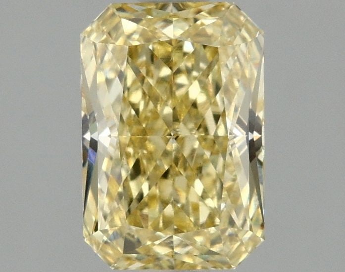 Loose Diamond - RADIANT 1.58ct Fancy Vivid Yellow VS1: Loose Diamond - RADIANT 1.58ct Fancy Vivid Yellow VS1 Source: This is a real non-mined Diamond that has been grown in a lab Shape: RADIANT Carats: 1.58 Color: Fancy Vivid Yellow Certification: IGI Vid