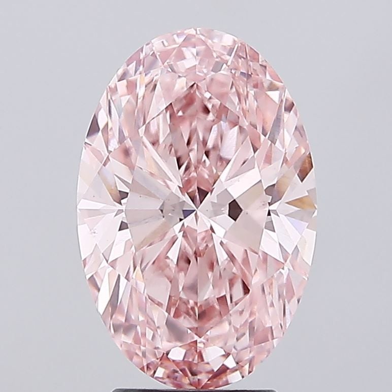 Loose Diamond - OVAL 4.06ct Fancy Intense Pink VS1: Loose Diamond - OVAL 4.06ct Fancy Intense Pink VS1 Source: This is a real non-mined Diamond that has been grown in a lab Shape: OVAL Carats: 4.06 Color: Fancy Intense Pink Certification: IGI Video: