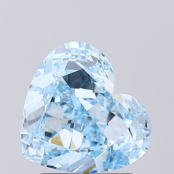 Loose Diamond - HEART 2.0ct Fancy Vivid Blue VS1: Loose Diamond - HEART 2.0ct Fancy Vivid Blue VS1 Source: This is a real non-mined Diamond that has been grown in a lab Shape: HEART Carats: 2.0 Color: Fancy Vivid Blue Certification: IGI Video:
