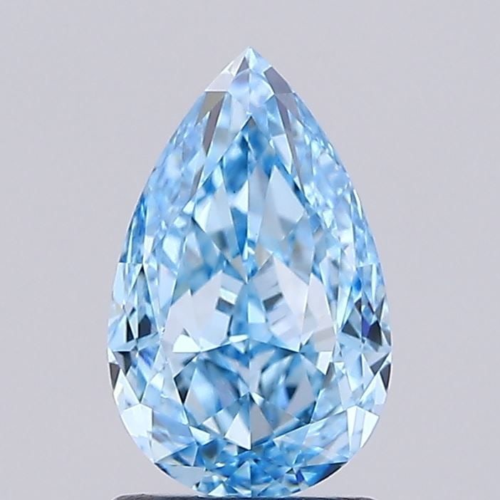 Loose Diamond - PEAR 1.9ct Fancy Vivid Blue VVS2: Loose Diamond - PEAR 1.9ct Fancy Vivid Blue VVS2 Source: This is a real non-mined Diamond that has been grown in a lab Shape: PEAR Carats: 1.9 Color: Fancy Vivid Blue Certification: IGI Video: