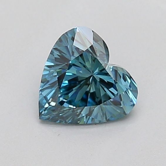 Loose Diamond - HEART 0.5ct Fancy Vivid Blue VS2: Loose Diamond - HEART 0.5ct Fancy Vivid Blue VS2 Source: This is a real non-mined Diamond that has been grown in a lab Shape: HEART Carats: 0.5 Color: Fancy Vivid Blue Certification: IGI Additional im