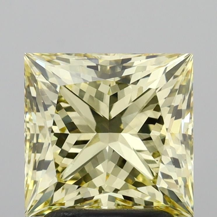 Loose Diamond - PRINCESS 2.52ct Fancy Yellow VS2: Loose Diamond - PRINCESS 2.52ct Fancy Yellow VS2 Source: This is a real non-mined Diamond that has been grown in a lab Shape: PRINCESS Carats: 2.52 Color: Fancy Yellow Certification: IGI Video: