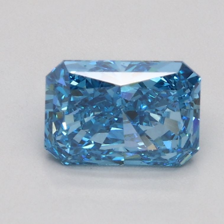 Loose Diamond - RADIANT 0.8ct Fancy Vivid Blue VS1: Loose Diamond - RADIANT 0.8ct Fancy Vivid Blue VS1 Source: This is a real non-mined Diamond that has been grown in a lab Shape: RADIANT Carats: 0.8 Color: Fancy Vivid Blue Certification: IGI Video: