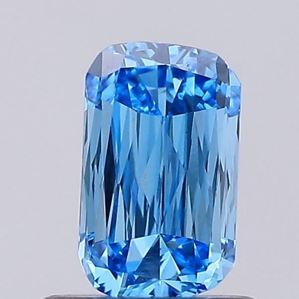 Loose Diamond - CUSHION 0.56ct Fancy Vivid Blue VS1: Loose Diamond - CUSHION 0.56ct Fancy Vivid Blue VS1 Source: This is a real non-mined Diamond that has been grown in a lab Shape: CUSHION Carats: 0.56 Color: Fancy Vivid Blue Certification: IGI Video: