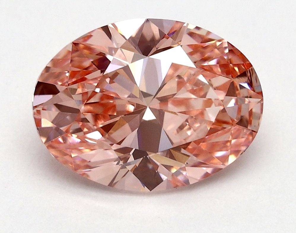 Loose Diamond - OVAL 2.01ct Fancy Vivid Pink VS2: Loose Diamond - OVAL 2.01ct Fancy Vivid Pink VS2 Source: This is a real non-mined Diamond that has been grown in a lab Shape: OVAL Carats: 2.01 Color: Fancy Vivid Pink Certification: IGI Video: