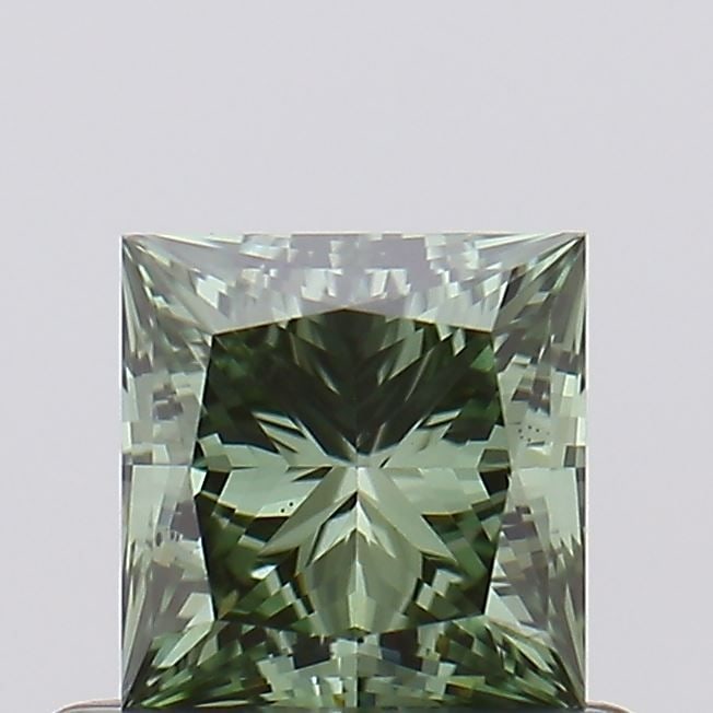 Loose Diamond - PRINCESS 0.54ct Fancy Vivid Green VS2: Loose Diamond - PRINCESS 0.54ct Fancy Vivid Green VS2 Source: This is a real non-mined Diamond that has been grown in a lab Shape: PRINCESS Carats: 0.54 Color: Fancy Vivid Green Certification: NONE Vi