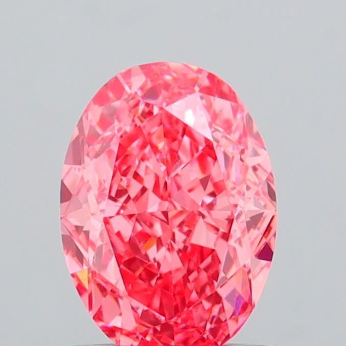 Loose Diamond - OVAL 1.02ct Fancy Vivid Pink VS1: Loose Diamond - OVAL 1.02ct Fancy Vivid Pink VS1 Source: This is a real non-mined Diamond that has been grown in a lab Shape: OVAL Carats: 1.02 Color: Fancy Vivid Pink Certification: IGI Video: