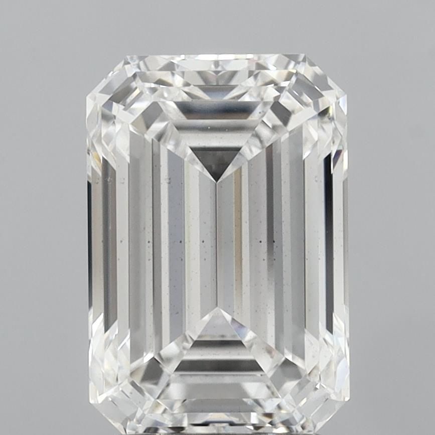 Loose Diamond - EMERALD 2.53ct E SI1: Loose Diamond - EMERALD 2.53ct E SI1 Source: This is a real non-mined Diamond that has been grown in a lab Shape: EMERALD Carats: 2.53 Color: E Clarity: SI1 Certification: IGI Video: