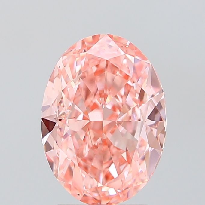 Loose Diamond - OVAL 3.01ct Fancy Vivid Pink VS1: Loose Diamond - OVAL 3.01ct Fancy Vivid Pink VS1 Source: This is a real non-mined Diamond that has been grown in a lab Shape: OVAL Carats: 3.01 Color: Fancy Vivid Pink Certification: IGI Video:
