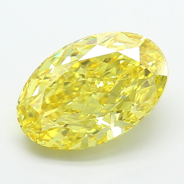 Loose Diamond - OVAL 6.01ct Fancy Vivid Yellow VS1: Loose Diamond - OVAL 6.01ct Fancy Vivid Yellow VS1 Source: This is a real non-mined Diamond that has been grown in a lab Shape: OVAL Carats: 6.01 Color: Fancy Vivid Yellow Certification: IGI Video:
