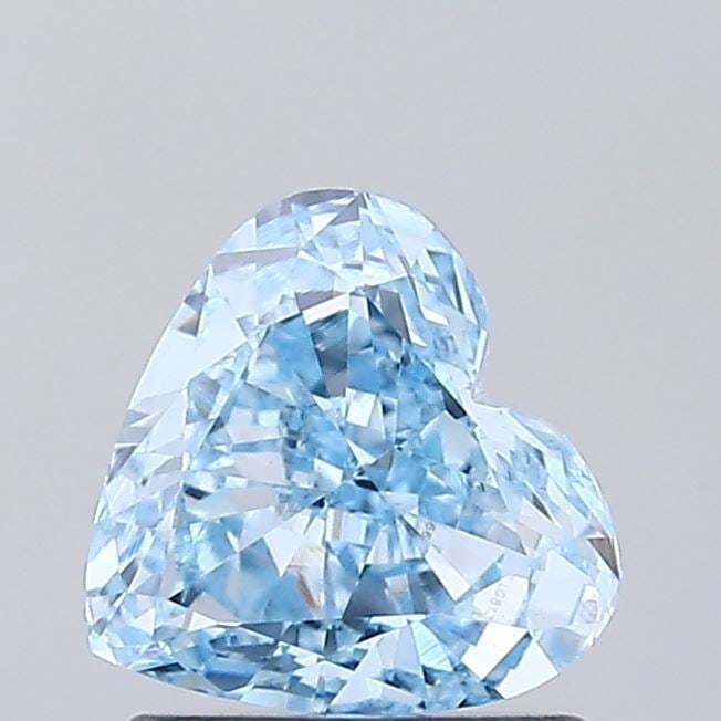Loose Diamond - HEART 1.04ct Fancy Vivid Blue VS1: Loose Diamond - HEART 1.04ct Fancy Vivid Blue VS1 Source: This is a real non-mined Diamond that has been grown in a lab Shape: HEART Carats: 1.04 Color: Fancy Vivid Blue Certification: IGI Video: