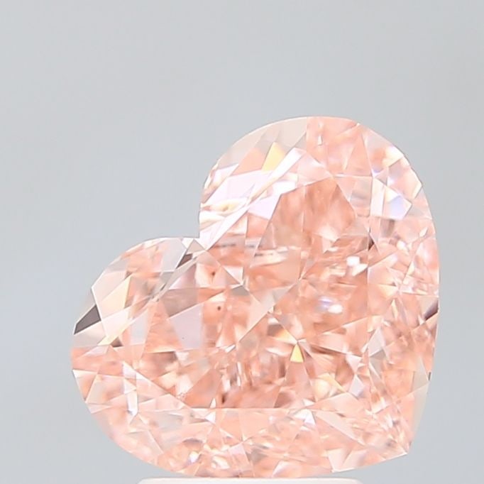 Loose Diamond - HEART 3.86ct Fancy Intense Pink VVS2: Loose Diamond - HEART 3.86ct Fancy Intense Pink VVS2 Source: This is a real non-mined Diamond that has been grown in a lab Shape: HEART Carats: 3.86 Color: Fancy Intense Pink Certification: IGI Video:
