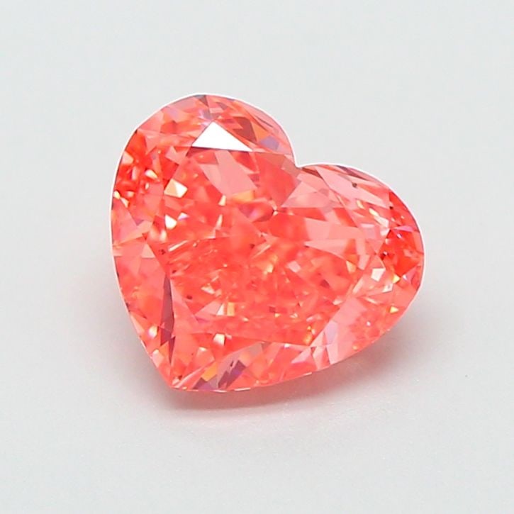 Loose Diamond - HEART 1.6ct Fancy Vivid Pink VS2: Loose Diamond - HEART 1.6ct Fancy Vivid Pink VS2 Source: This is a real non-mined Diamond that has been grown in a lab Shape: HEART Carats: 1.6 Color: Fancy Vivid Pink Certification: IGI Additional im