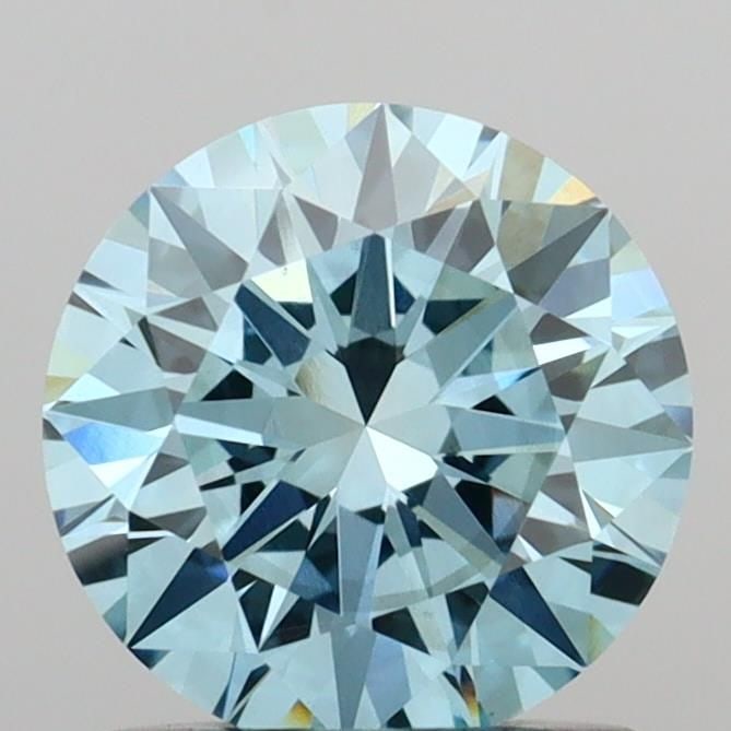 Loose Diamond - ROUND 1.04ct Fancy Intense Blue VS1: Loose Diamond - ROUND 1.04ct Fancy Intense Blue VS1 Source: This is a real non-mined Diamond that has been grown in a lab Shape: ROUND Carats: 1.04 Color: Fancy Intense Blue Certification: IGI Video: